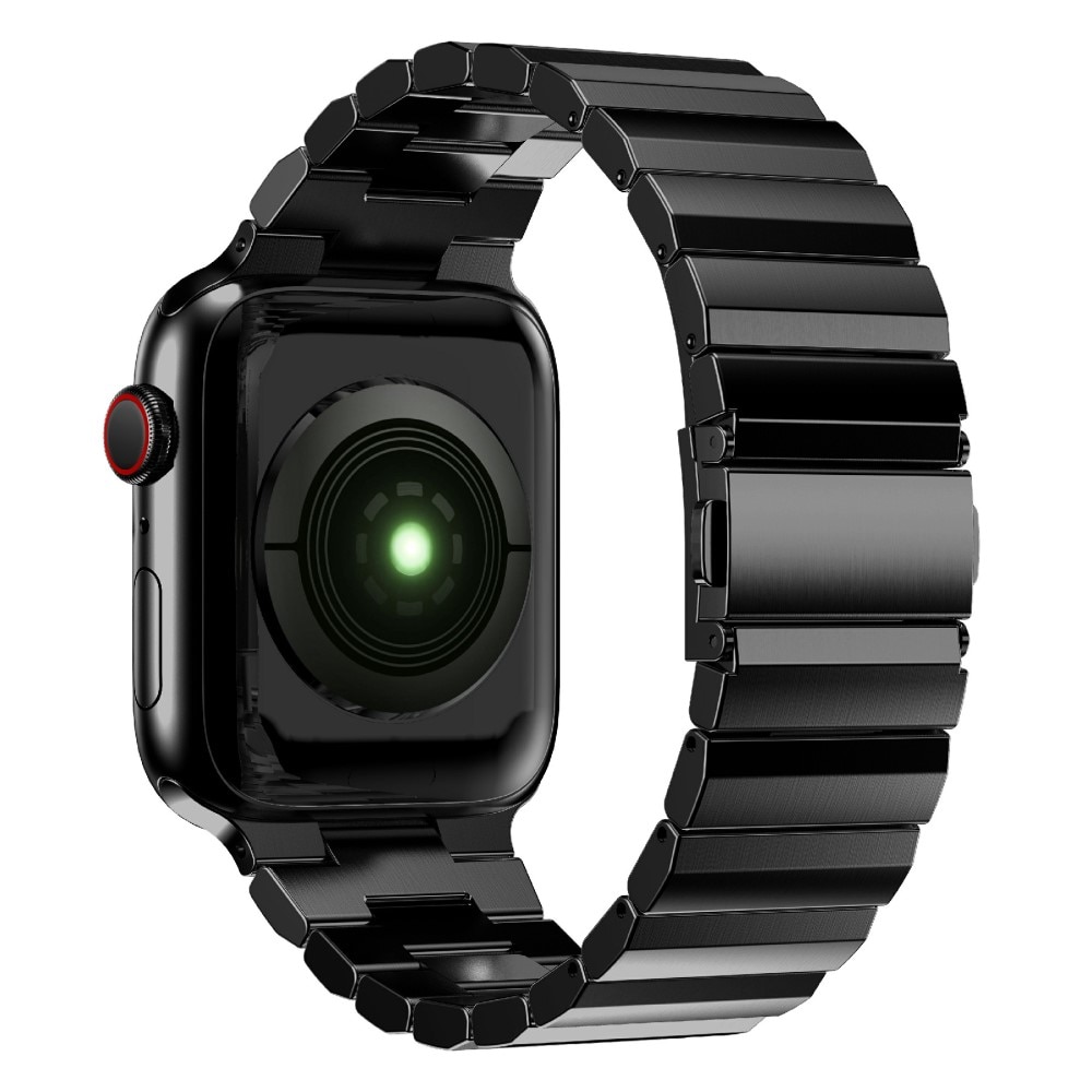 Bracelet mailllon Apple Watch SE 44mm, noir