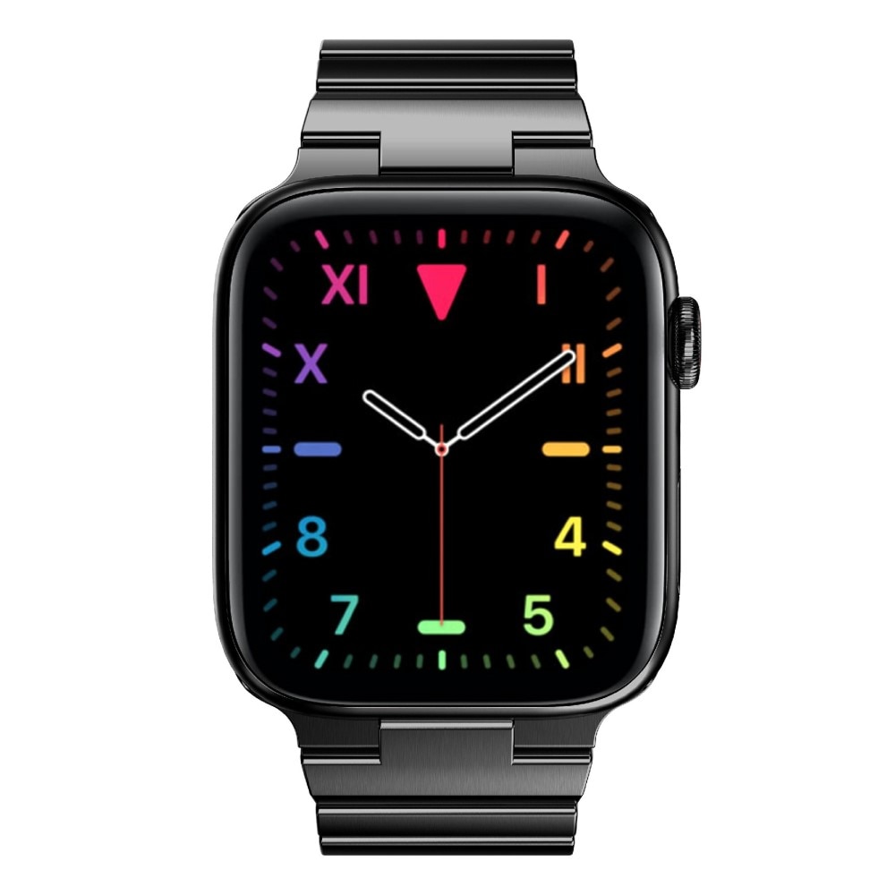 Bracelet mailllon Apple Watch 45mm Series 8, noir