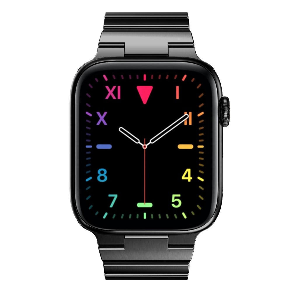 Bracelet mailllon Apple Watch 41mm Series 7, noir