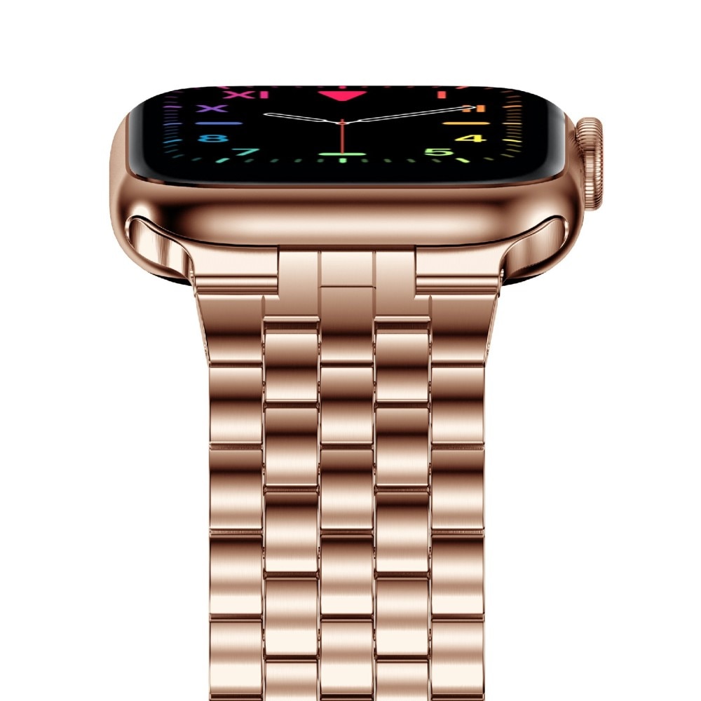 Bracelet en métal Business Apple Watch 45mm Series 7, or rose