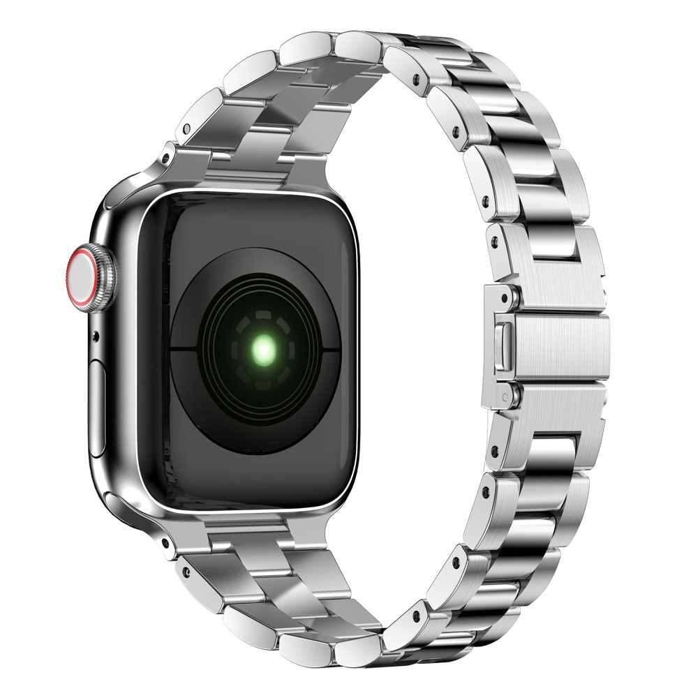 Bracelet en métal fin Apple Watch 45mm Series 8 Argent