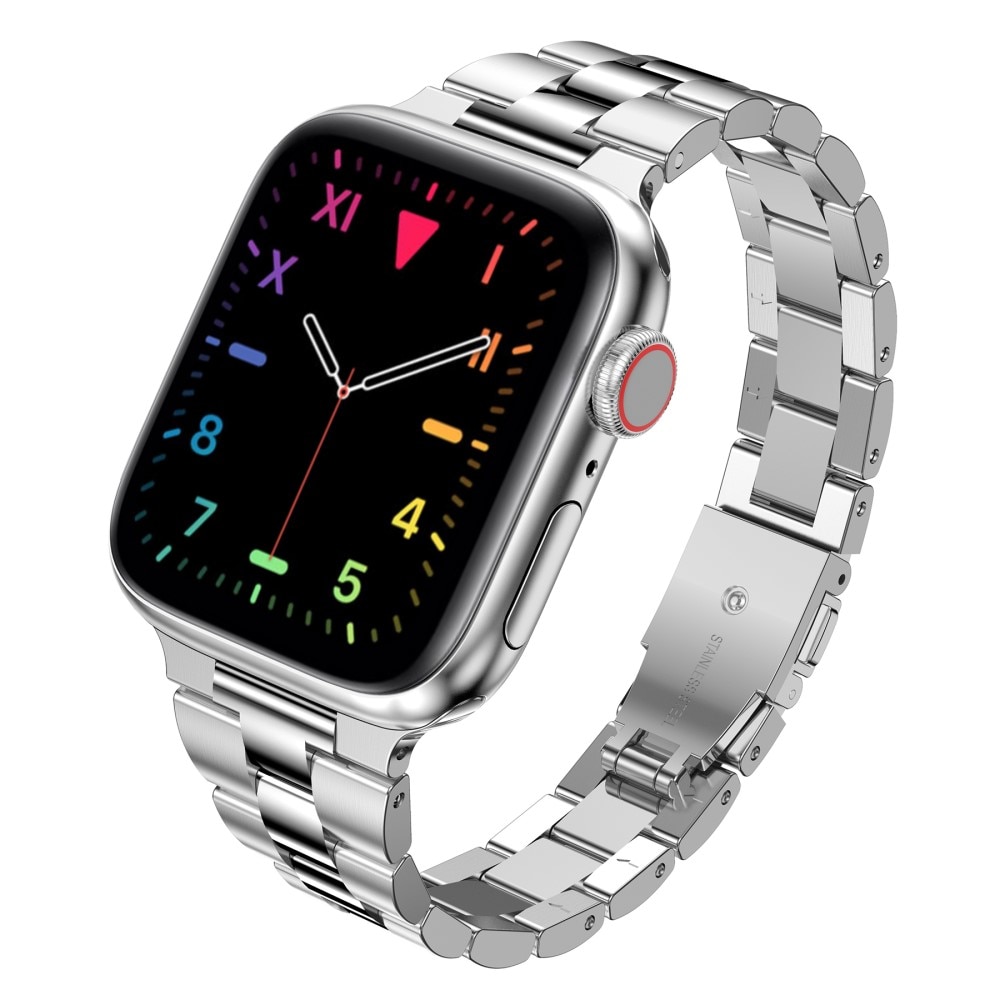 Bracelet en métal fin Apple Watch 45mm Series 8 Argent