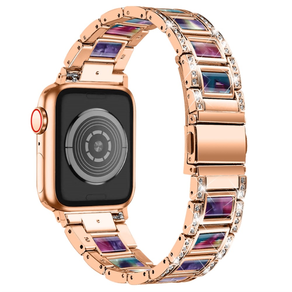 Bracelet Diamant Apple Watch 45mm Series 9, Rosegold Space