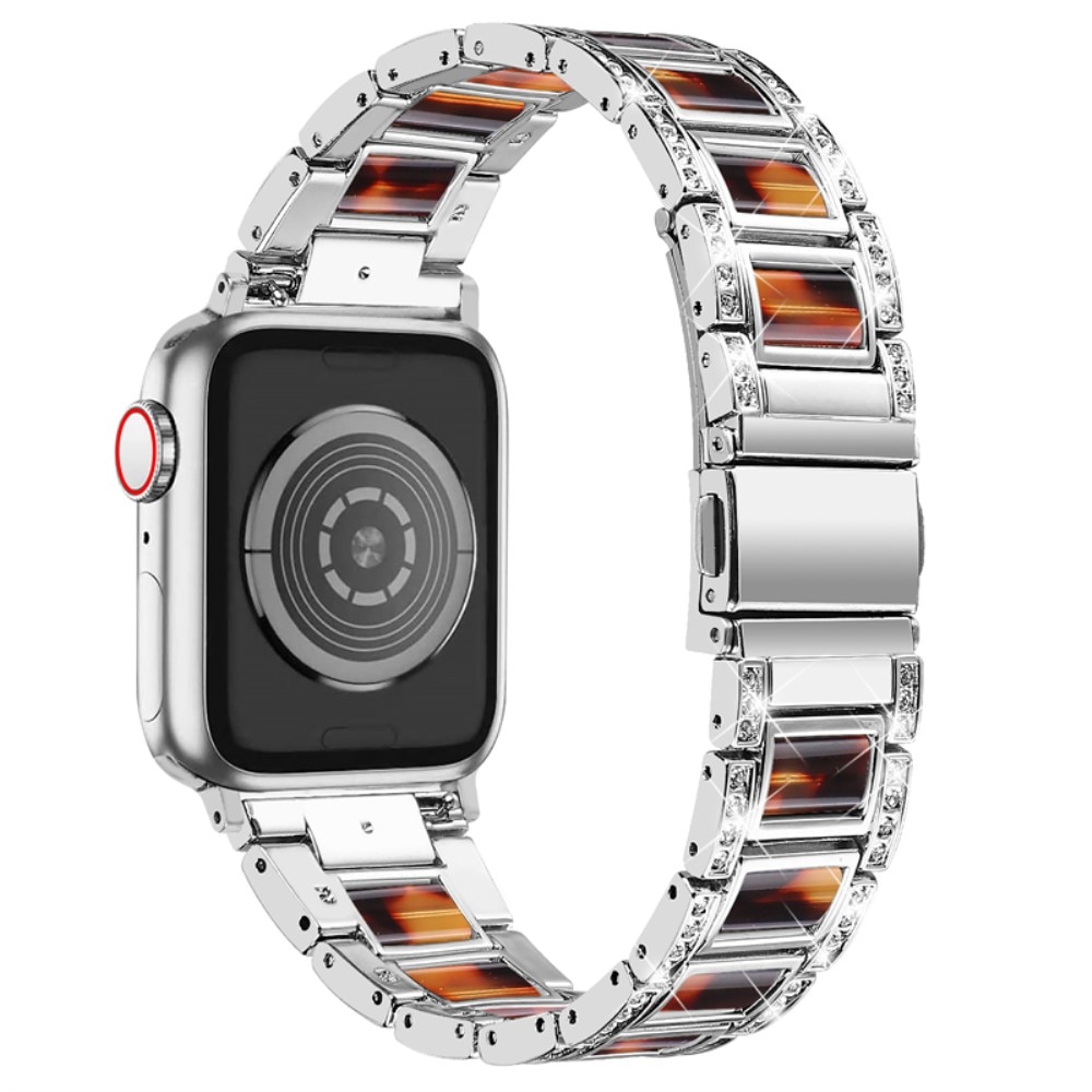 Bracelet Diamant Apple Watch SE 40mm, Silver Coffee