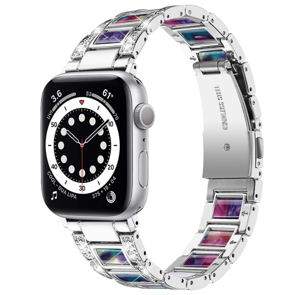 Bracelet Diamant Apple Watch 40mm, Silver Space