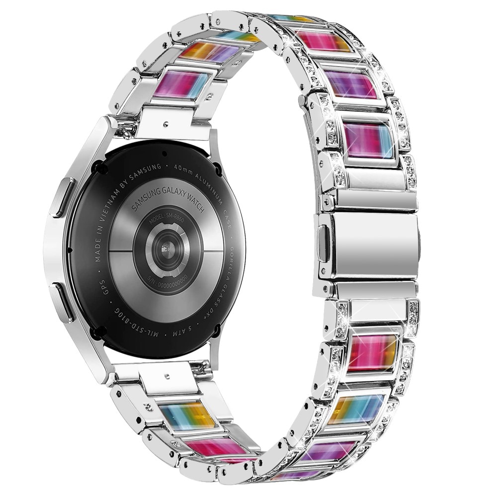 Bracelet Diamant Samsung Galaxy Watch 6 44mm, Silver Rainbow