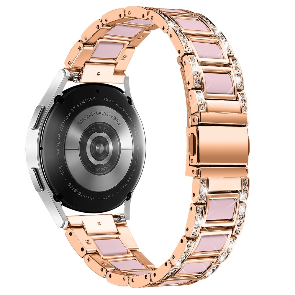 Bracelet Diamant Samsung Galaxy Watch 6 40mm, Rosegold Rose