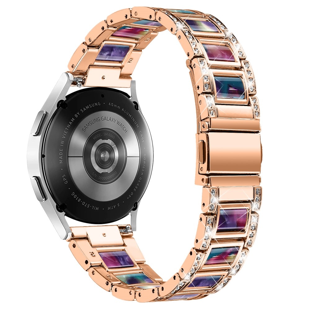 Bracelet Diamant Samsung Galaxy Watch 4 Classic 42mm, Rosegold Space