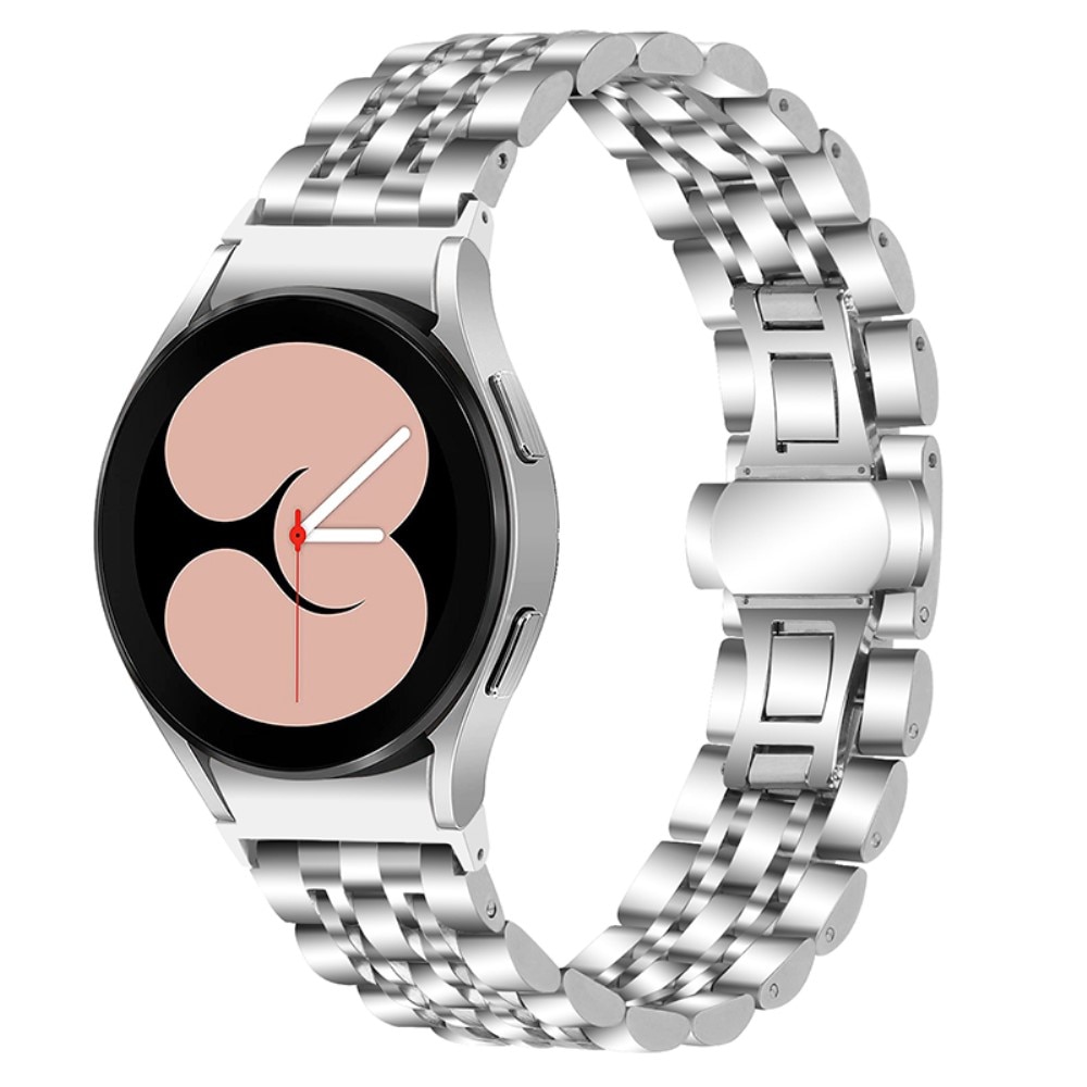Bracelet en métal Business Samsung Galaxy Watch 4 44mm, argent