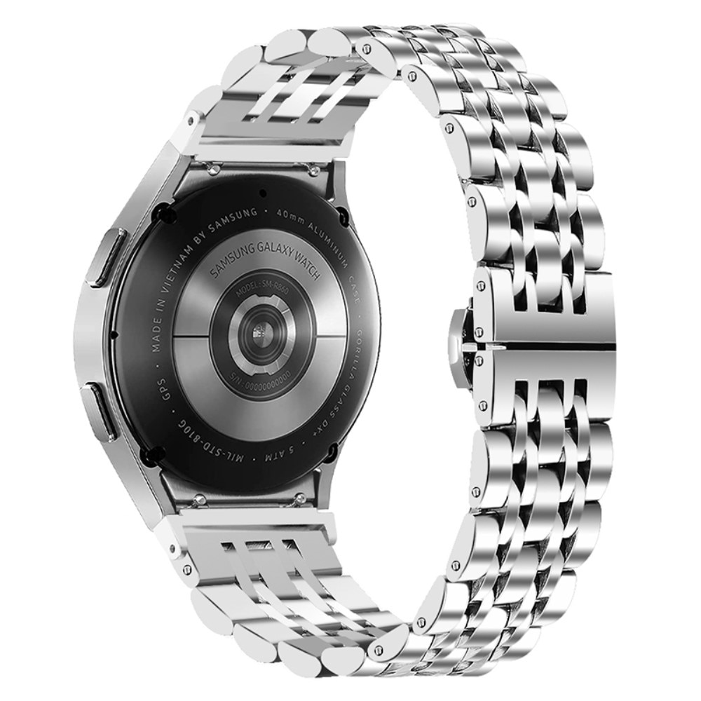 Bracelet en métal Business Samsung Galaxy Watch 5 44mm, argent