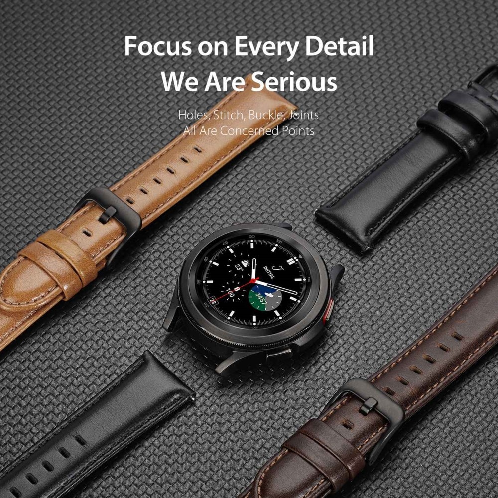 Bracelet en cuir Samsung Galaxy Watch 6 Classic 47mm Black