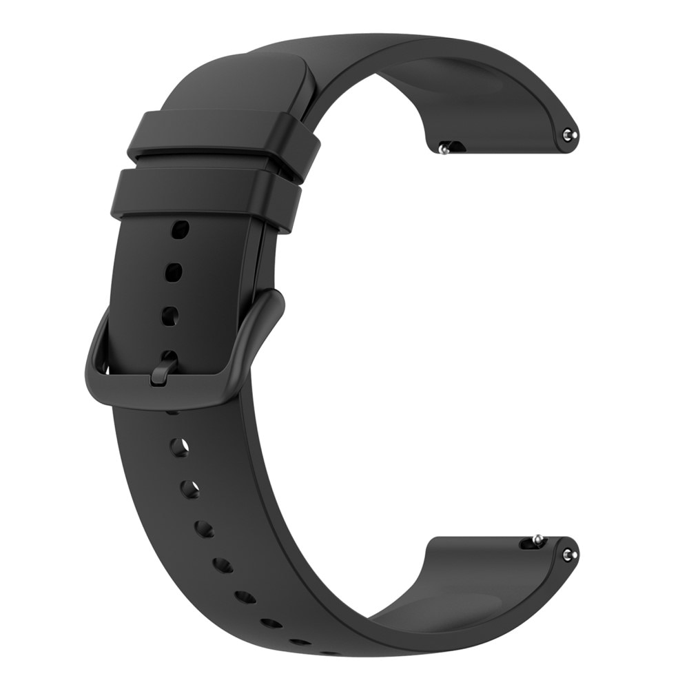 Bracelet en silicone pour Withings ScanWatch Nova, noir