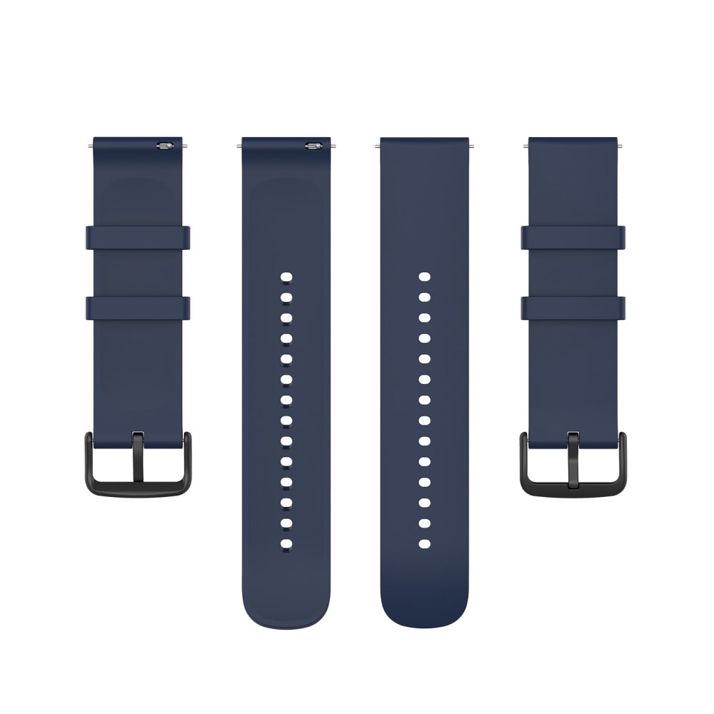 Bracelet en silicone pour Coros Pace 2, bleu