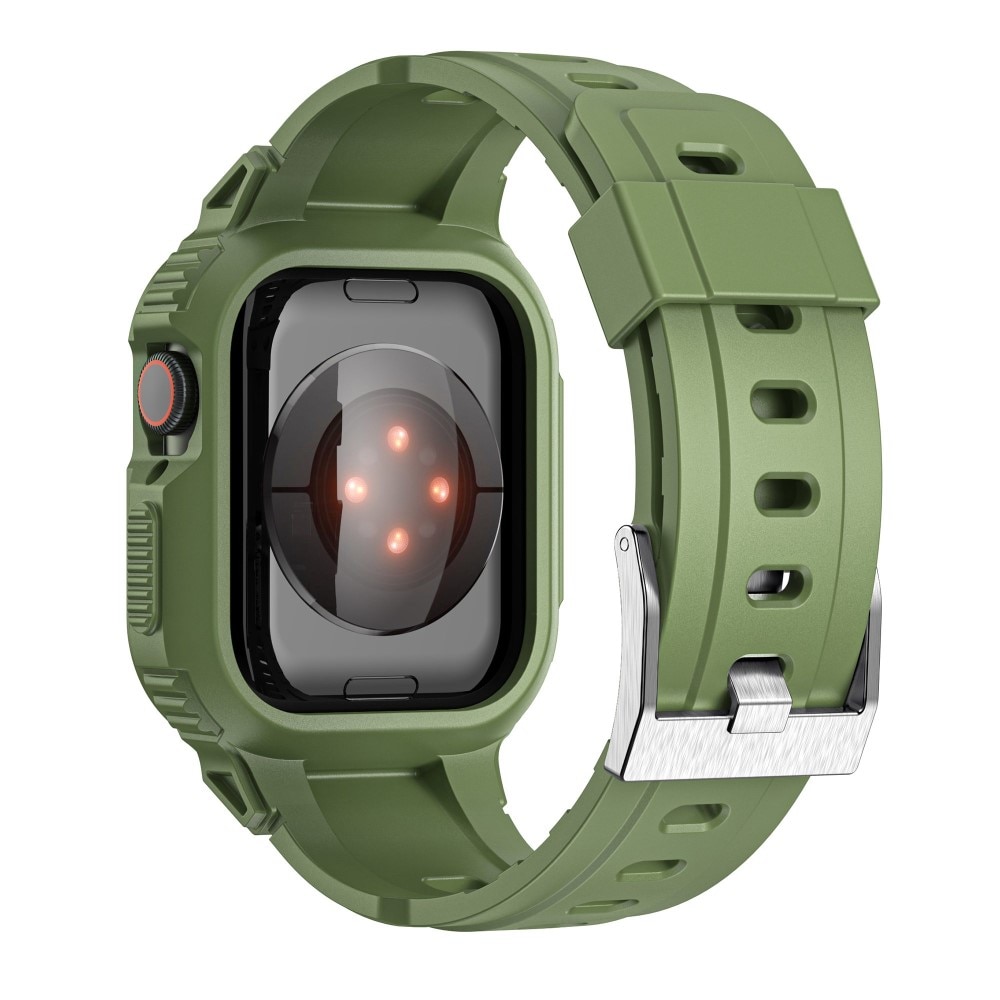 Bracelet avec coque Aventure Apple Watch 42mm, vert