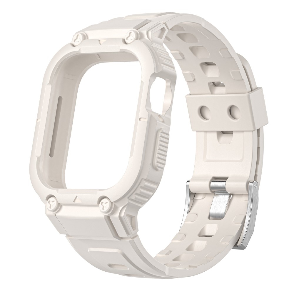 Bracelet avec coque Aventure Apple Watch 42mm, beige