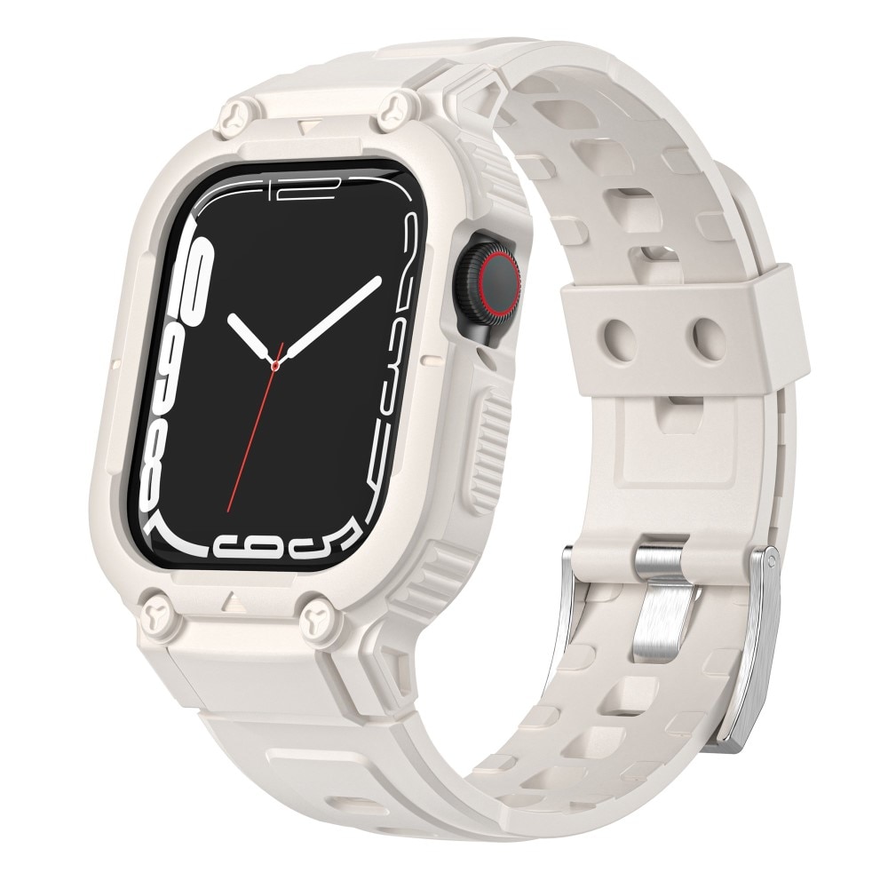 Bracelet avec coque Aventure Apple Watch 42mm, beige