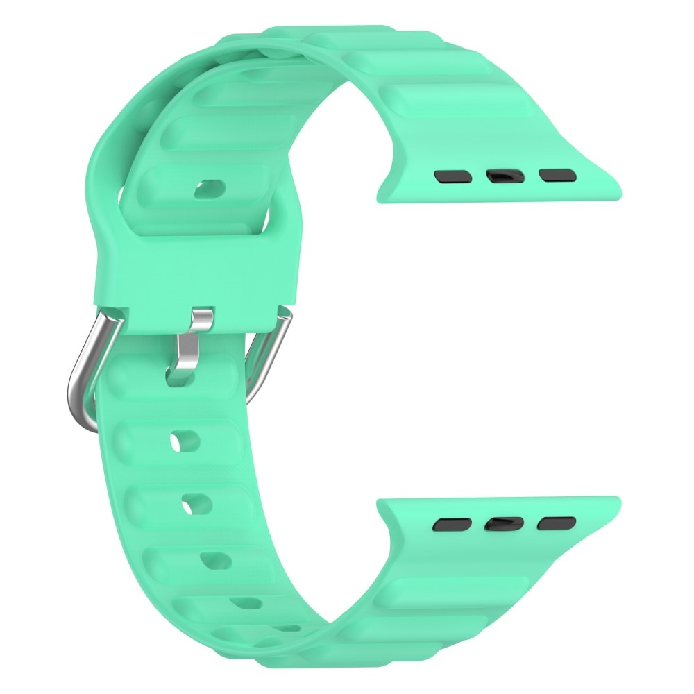 Bracele en silicone Résistant Apple Watch SE 44mm, vert