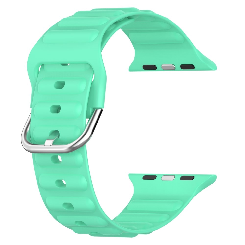 Bracele en silicone Résistant Apple Watch SE 44mm, vert