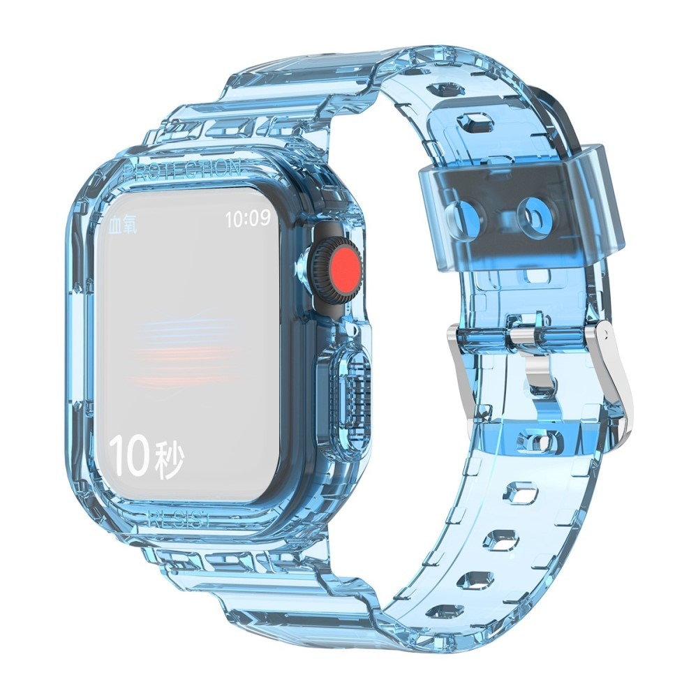 Bracelet avec coque Crystal Apple Watch 42mm, bleu