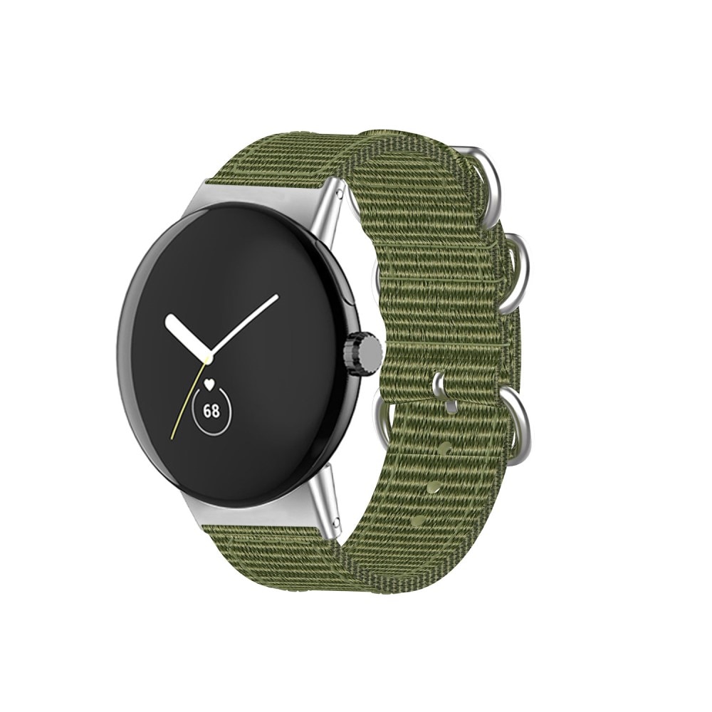 Bracelet Nato Google Pixel Watch 3, vert
