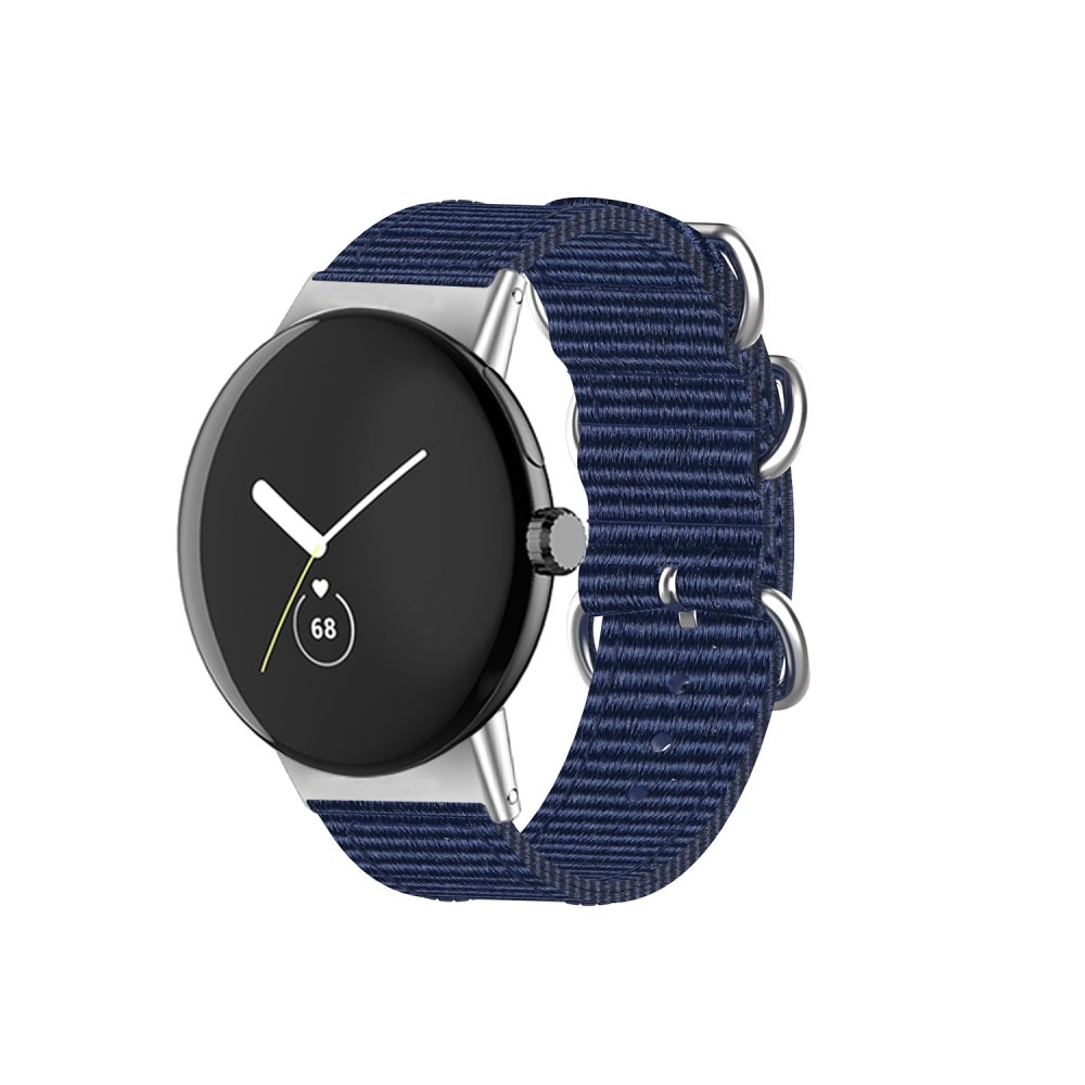 Bracelet Nato Google Pixel Watch 3, bleu