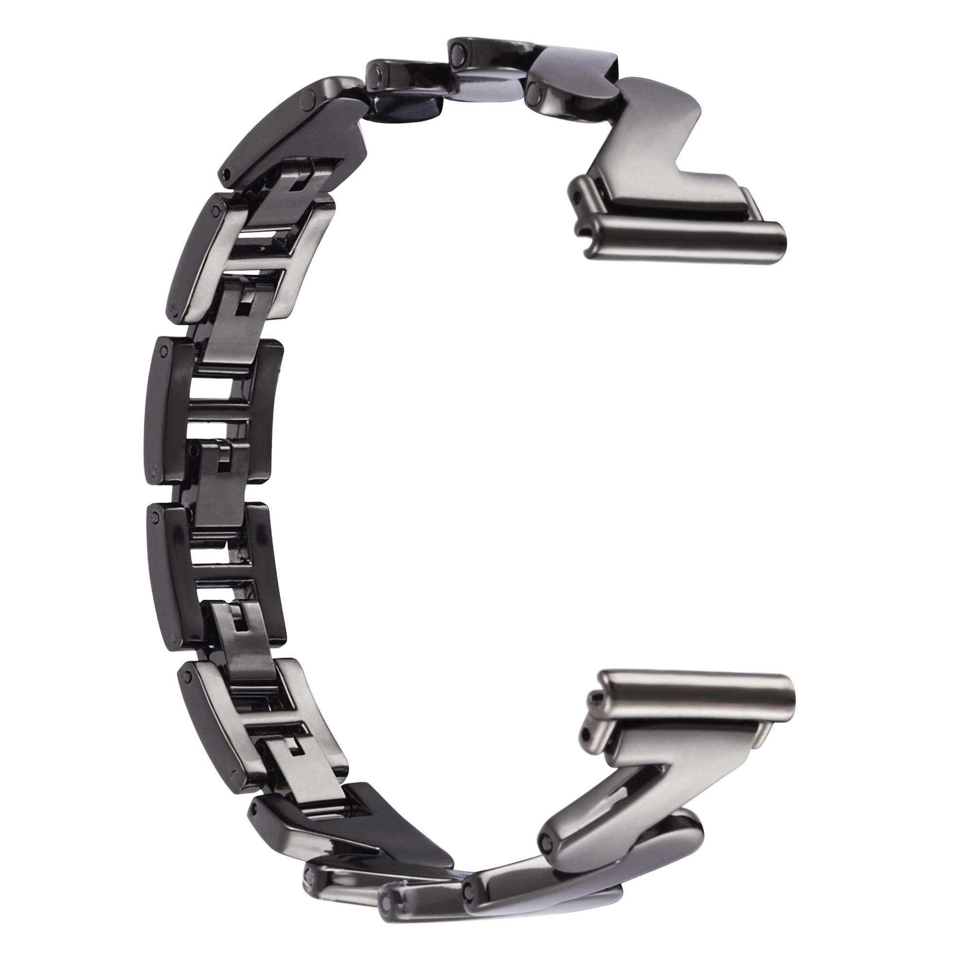 Bracelet en métal Ondulé Samsung Galaxy Watch 5 40mm, noir