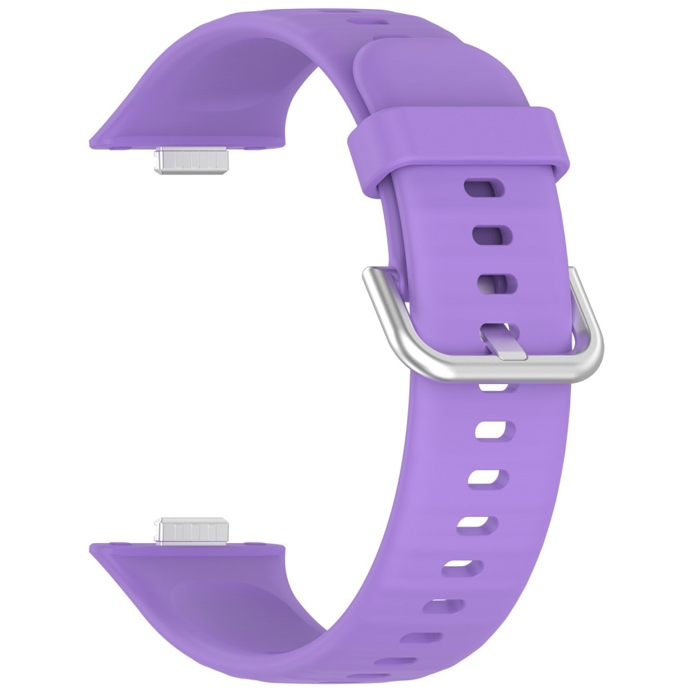 Bracelet en silicone pour Huawei Watch Fit 3, violet