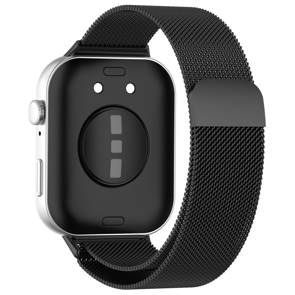 Bracelet milanais pour Huawei Watch Fit 3, noir