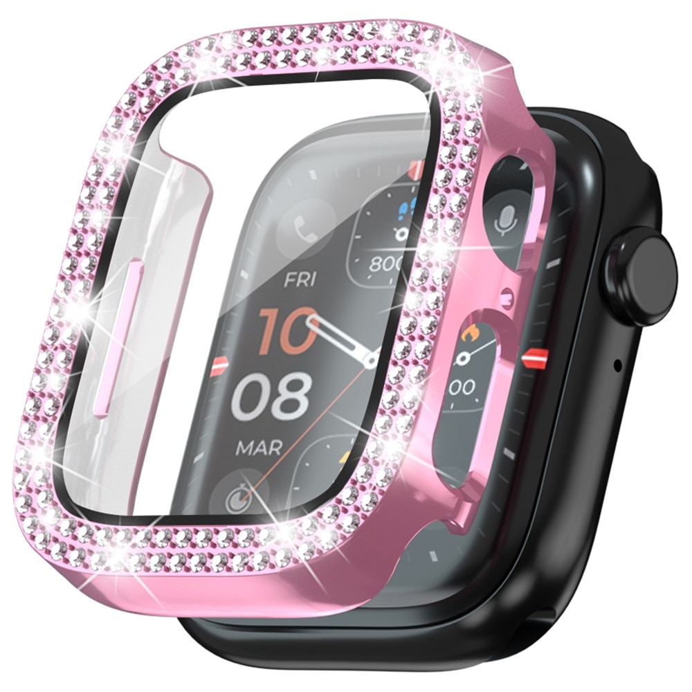 Full Cover Case Rhinestone Apple Watch Series 4-6 44mm,  rose