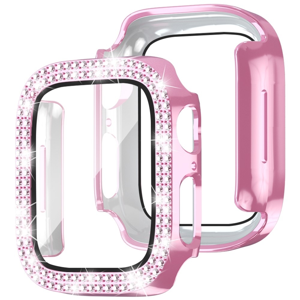 Full Cover Case Rhinestone Apple Watch Series 4-6 44mm,  rose