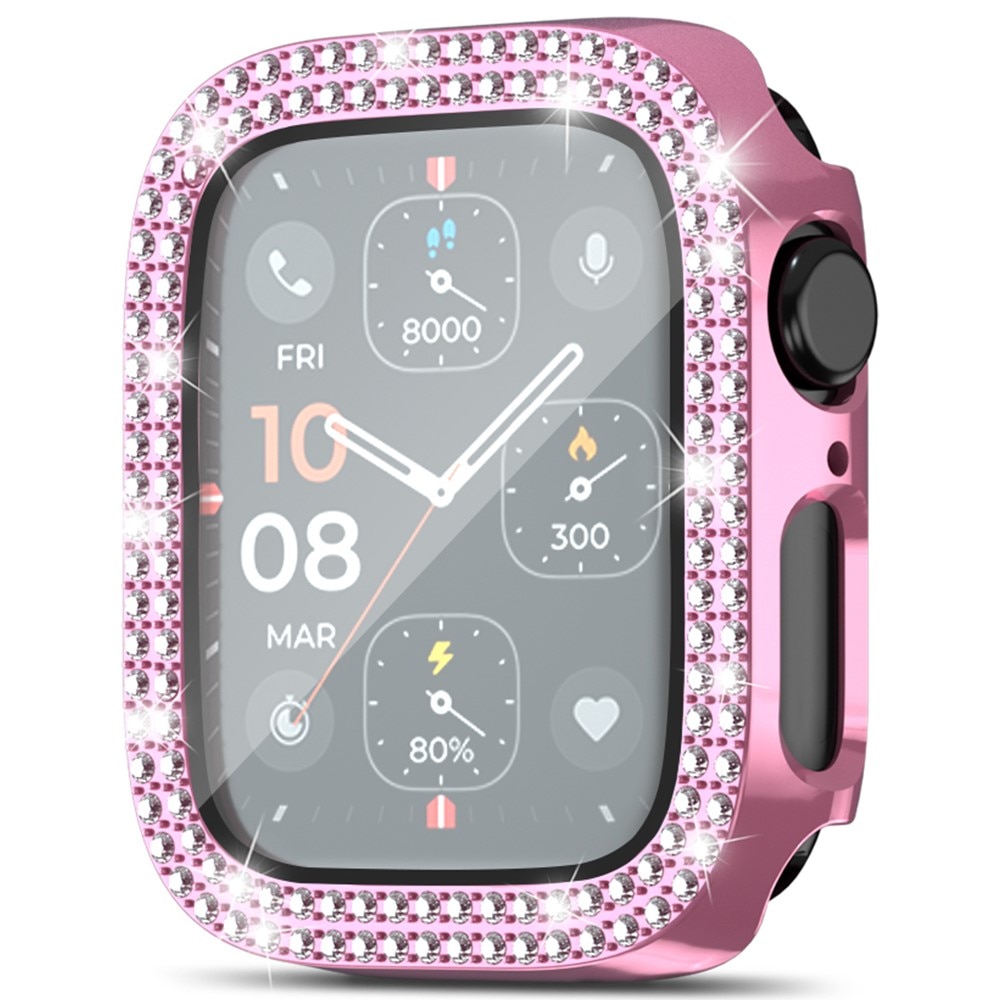 Full Cover Case Rhinestone Apple Watch Series 4-6 44mm,  rose