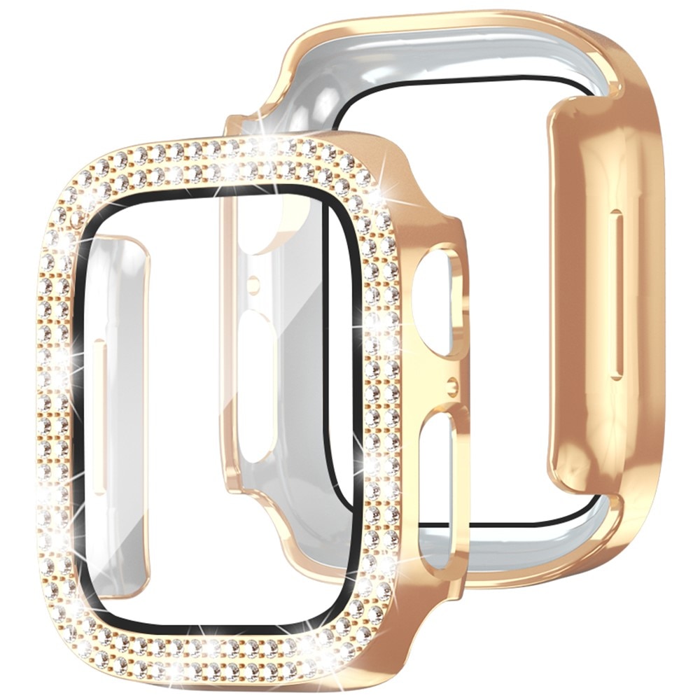 Full Cover Case Rhinestone Apple Watch Series 4-6 44mm,  or rose