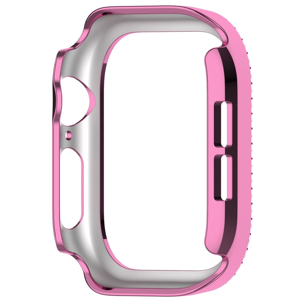 Coque Rhinestone Apple Watch Series 10 42mm, rose