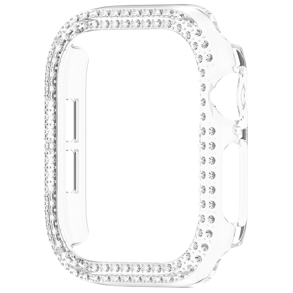 Coque Rhinestone Apple Watch Series 10 42mm, transparent