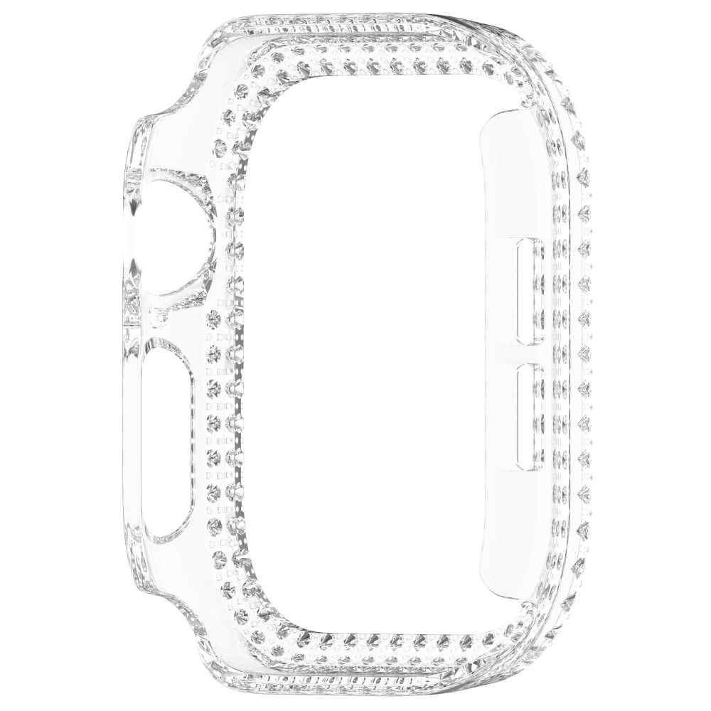 Coque Rhinestone Apple Watch Series 10 42mm, transparent