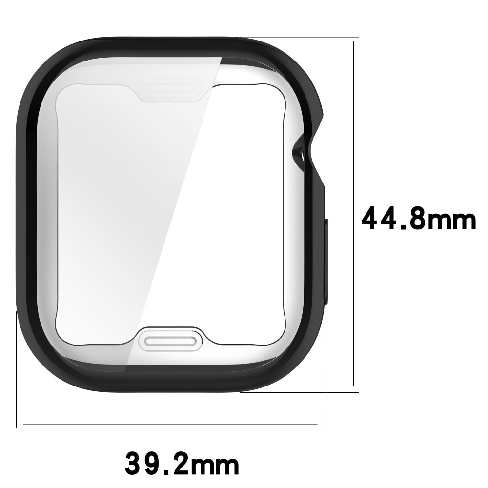 Coque Full Protection Apple Watch Series 10 42mm, noir