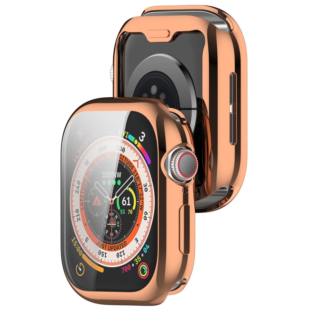 Coque Full Protection Apple Watch Series 10 42mm, or rose