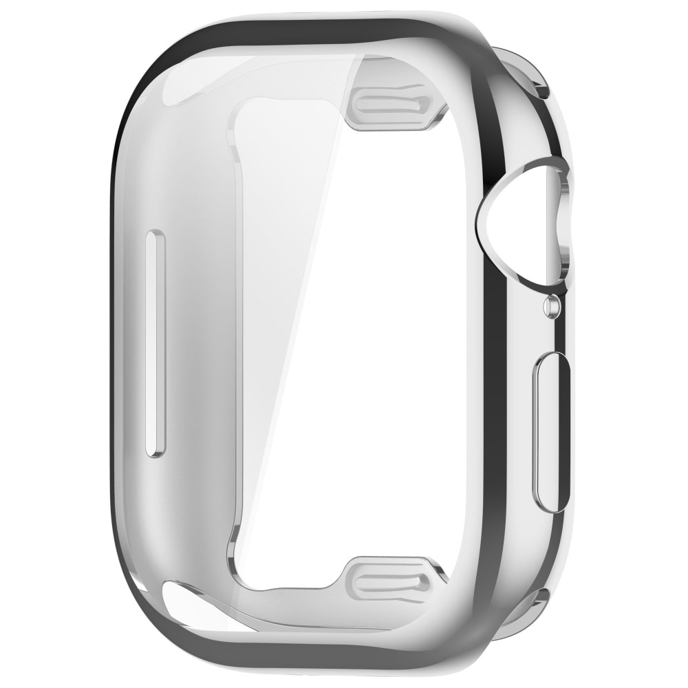 Coque Full Protection Apple Watch Series 10 42mm, argent