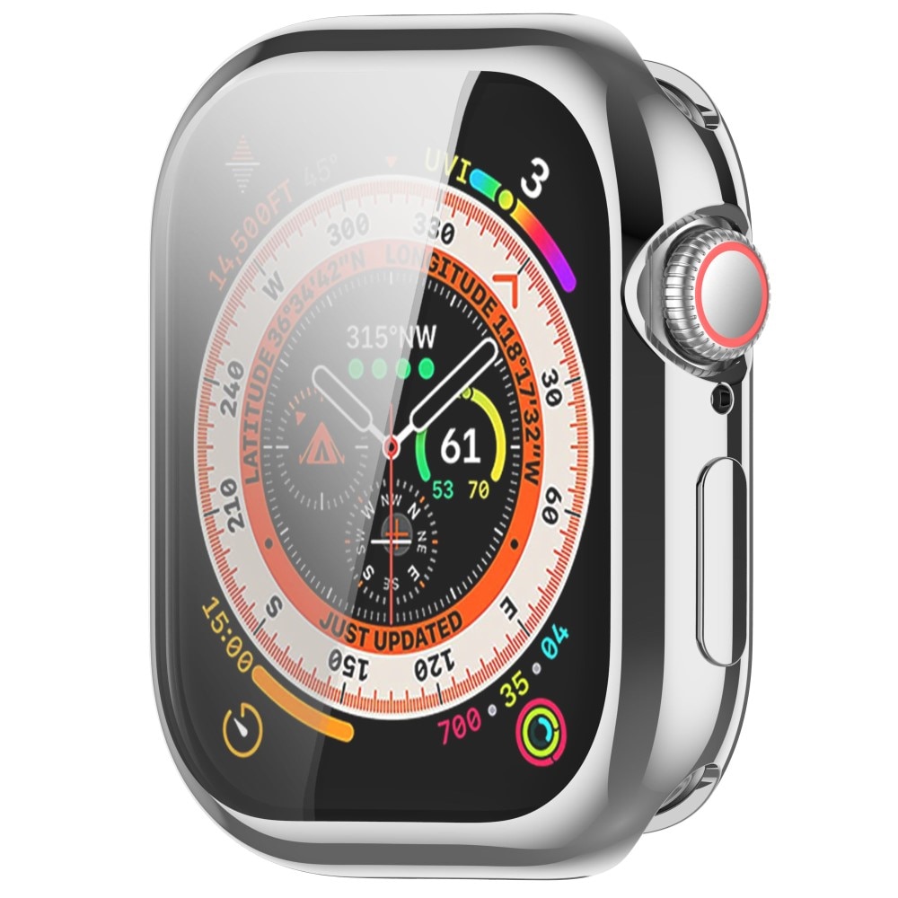 Coque Full Protection Apple Watch Series 10 42mm, argent