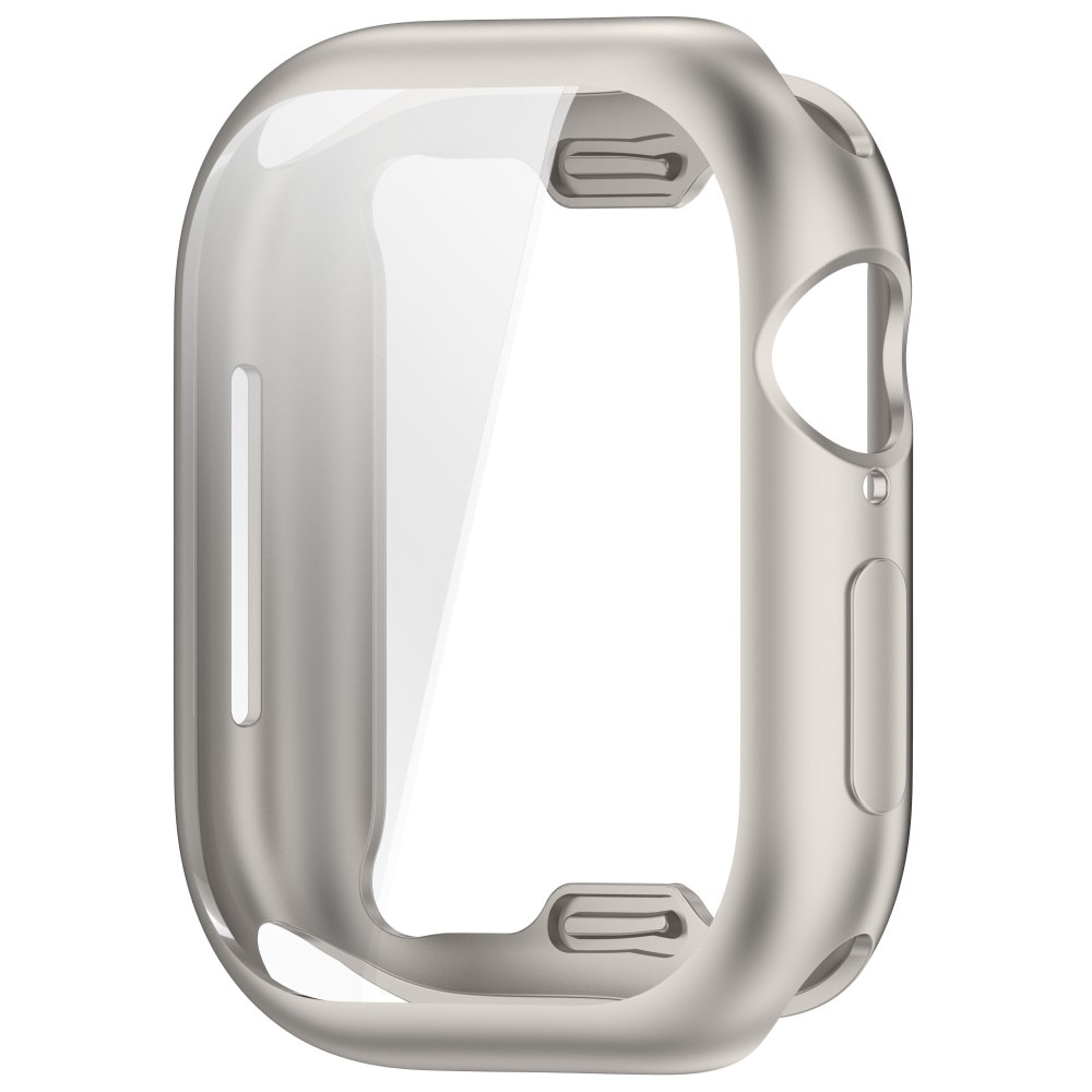 Coque Full Protection Apple Watch Series 10 42mm, champagne d'or