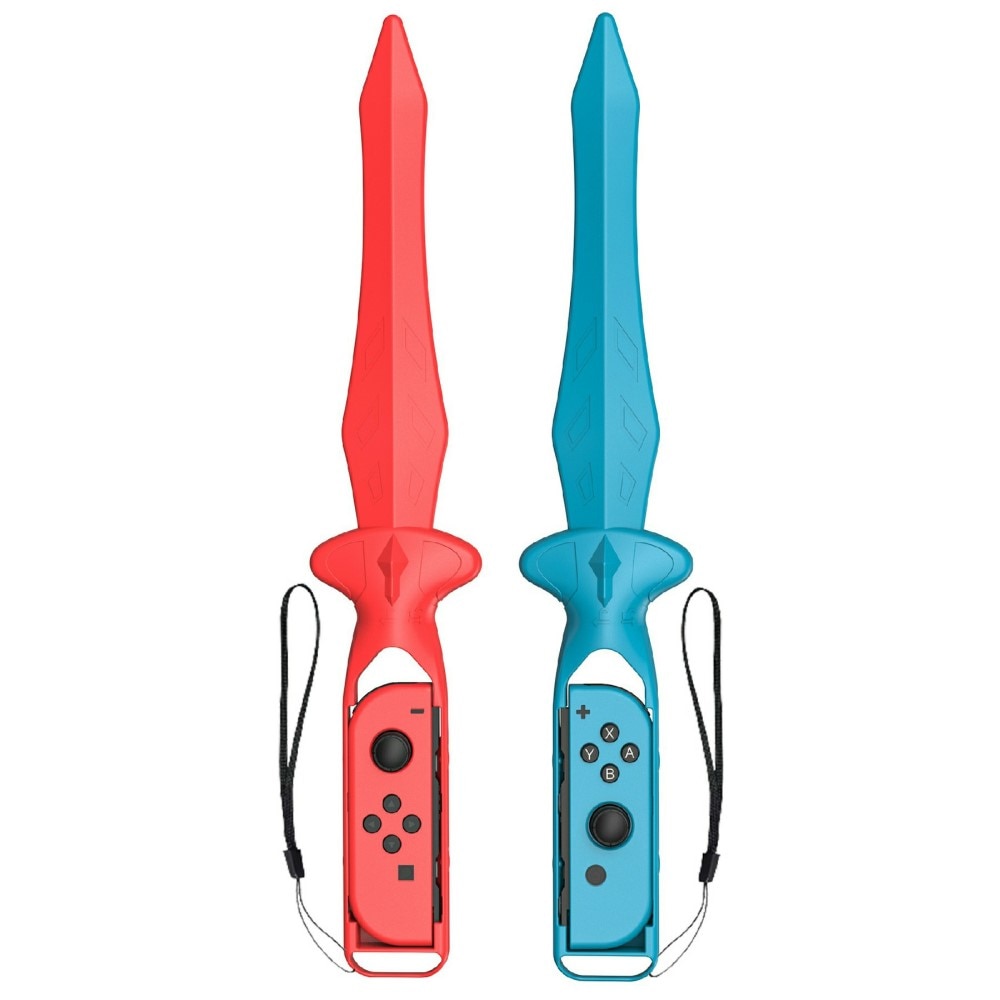 Épée Joy-Con pour Nintendo Switch bleu/rouge