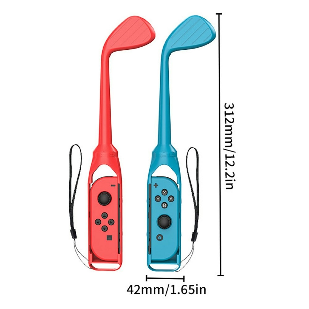 Club de golf Joy-Con pour Nintendo Switch bleu/rouge