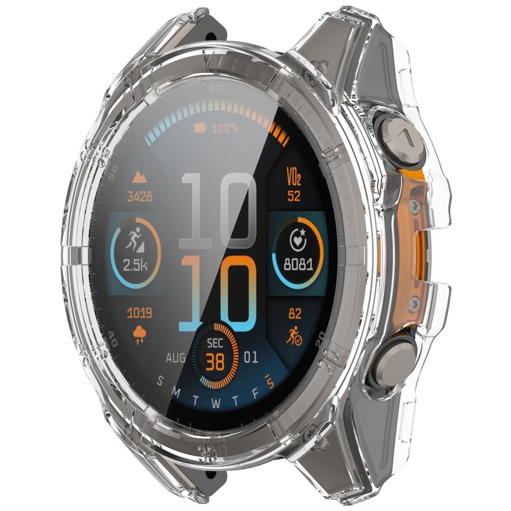 Full Cover CaseGarmin Fenix 8 43mm, transparent