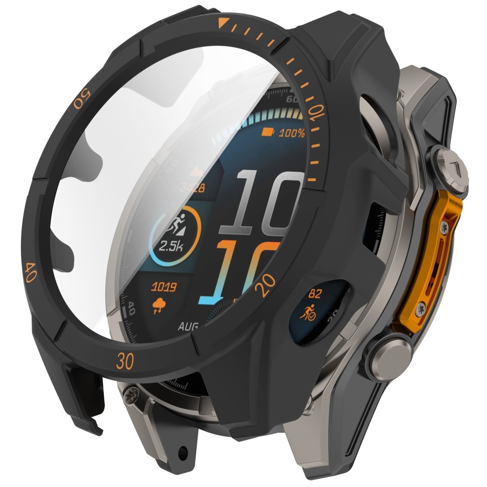 Full Cover CaseGarmin Fenix 8 51mm, noir