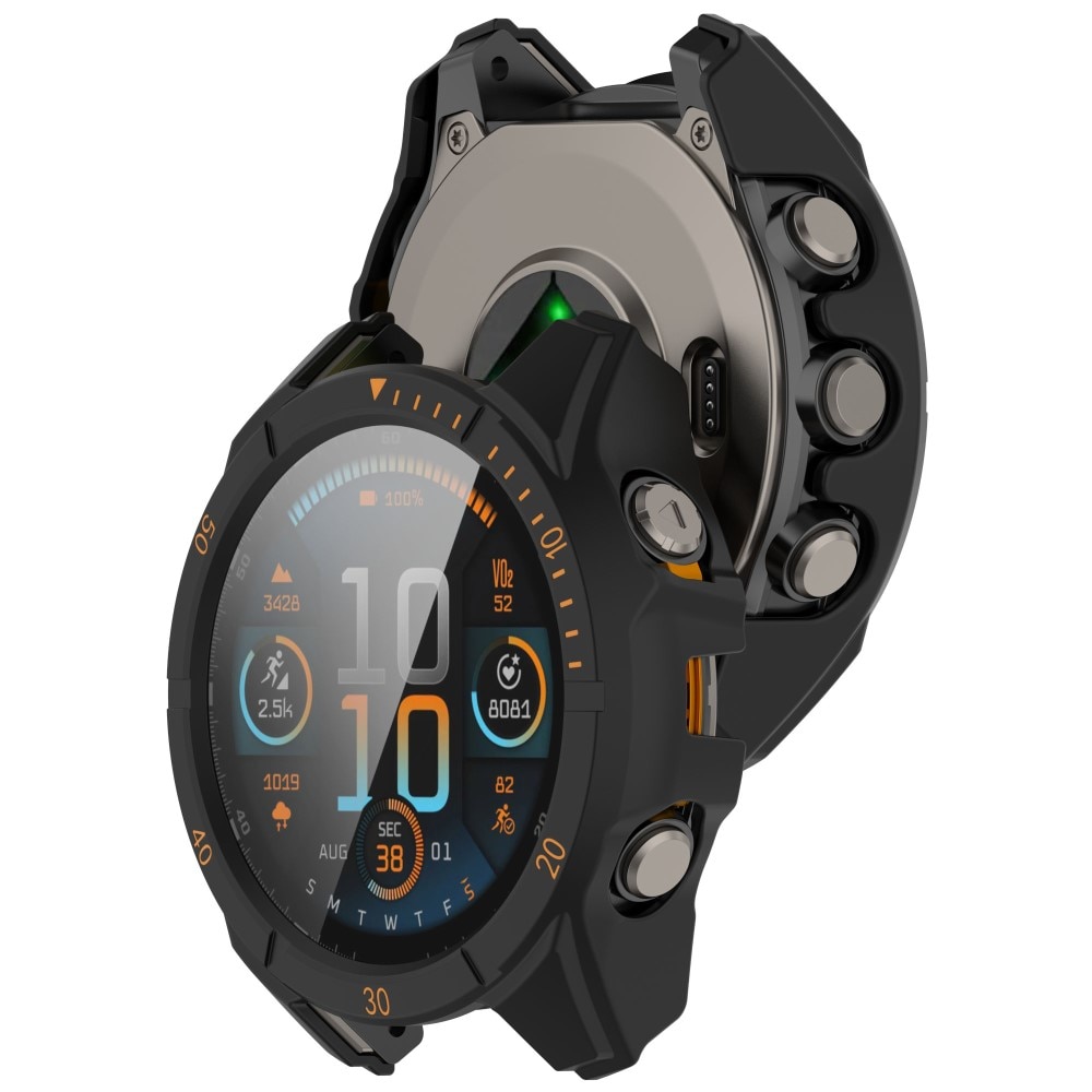 Full Cover CaseGarmin Fenix 8 51mm, noir