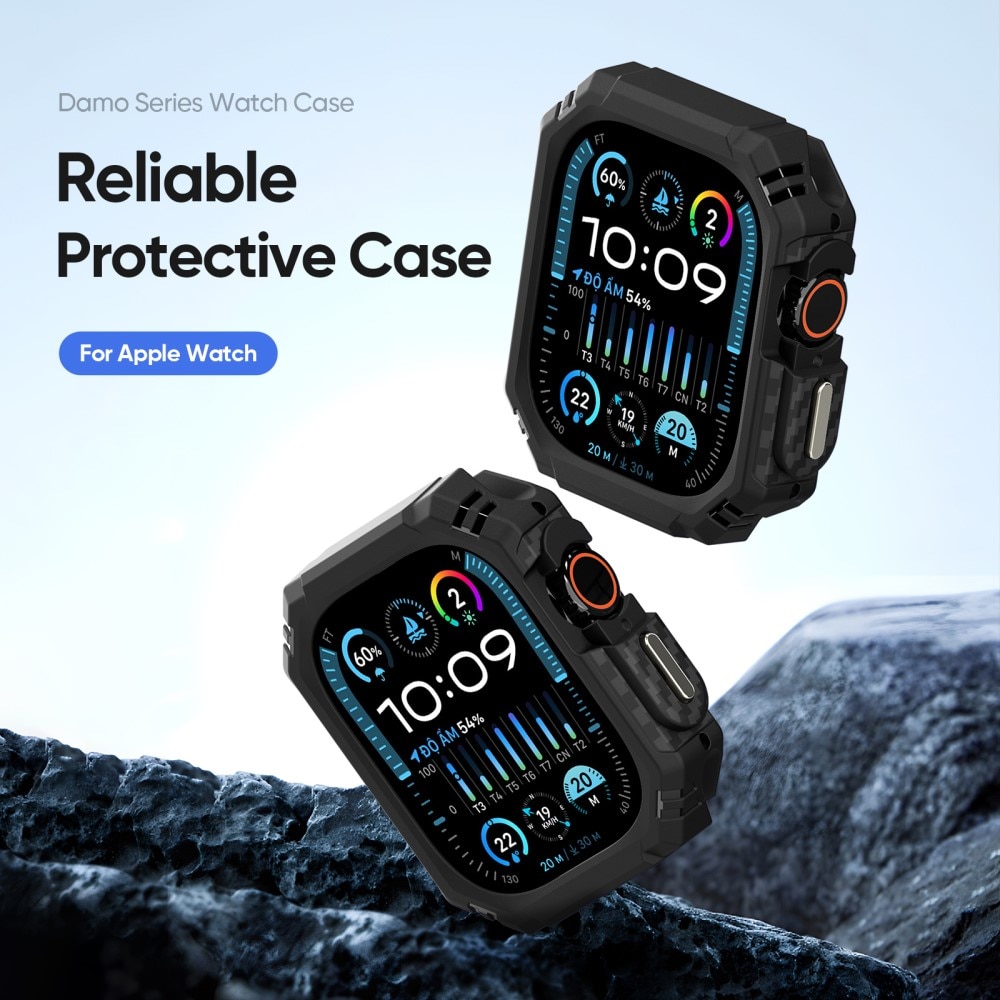 Coque Damo Apple Watch Ultra 49mm 2nd Gen Black