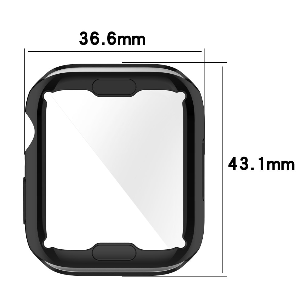 Coque Full Protection Apple Watch Series 8 41mm, noir