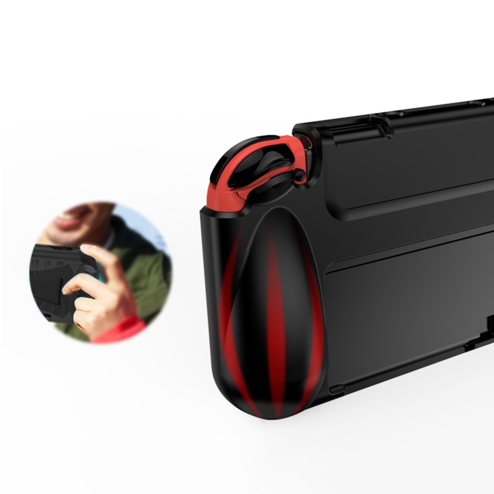 Coque TPU Nintendo Switch OLED, noir