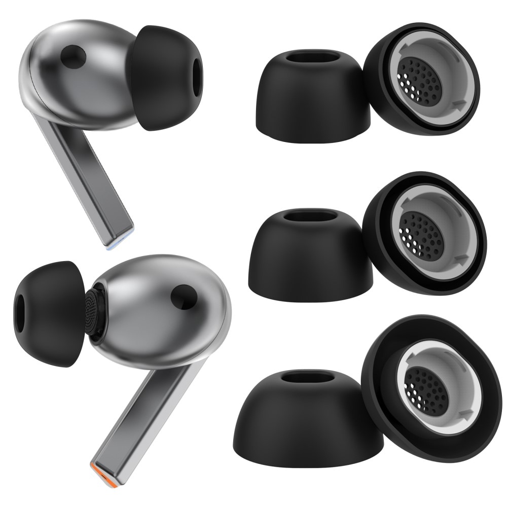 Ear Tips (3-pack) Samsung Galaxy Buds 3 Pro, noir