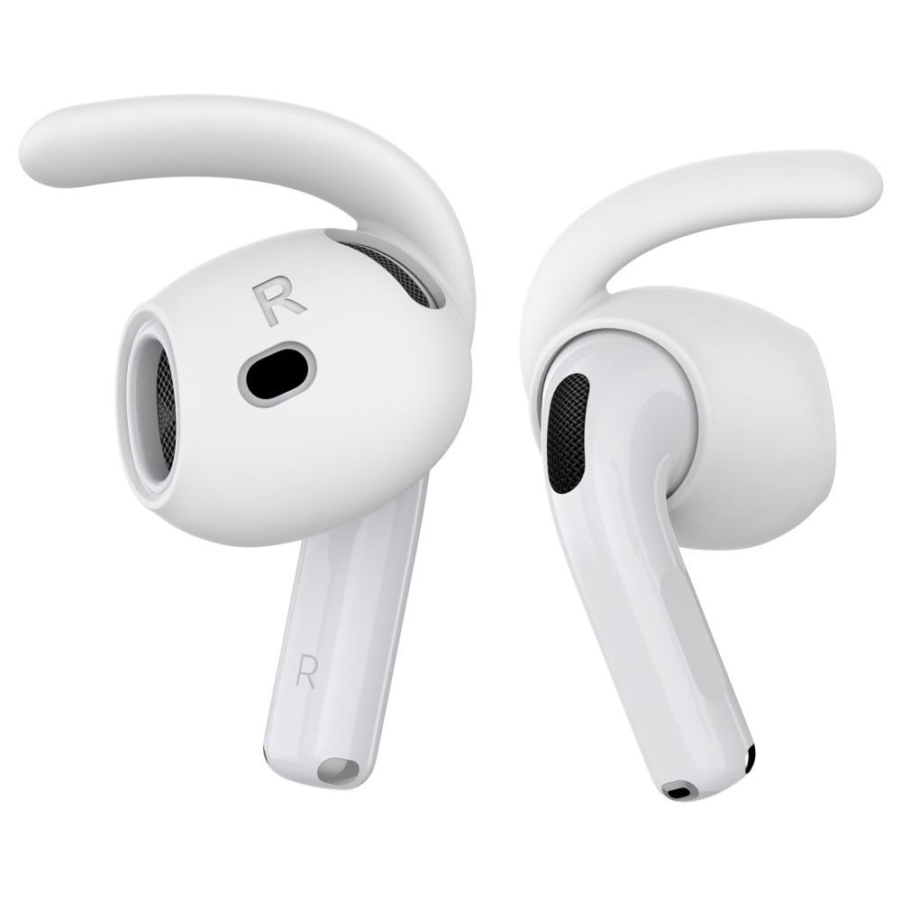 Sport Earhooks Apple AirPods 4, blanc